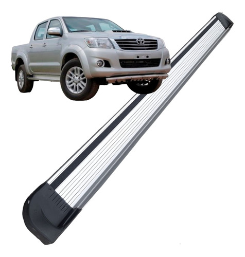 Estribos Planos De Aluminio Hilux 2008 2009 2010 2011 2012 