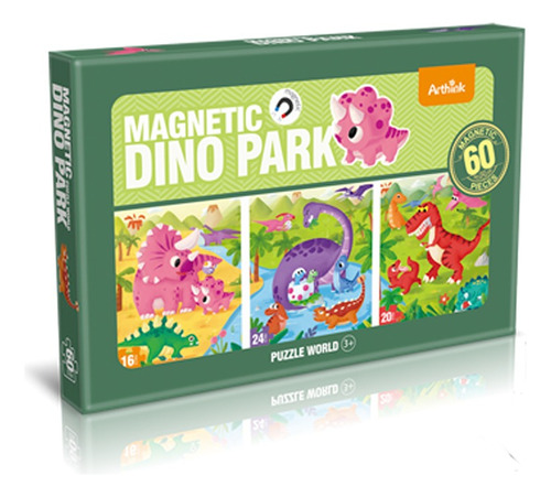 Puzzle Juego Magnético Dino Park X8 Piezas - Toy Store