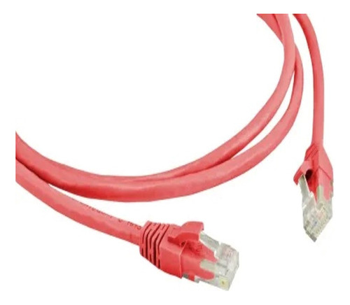 Patch Cord Seccon Cat5e 1.0mt Vermelho Homologado Anatel