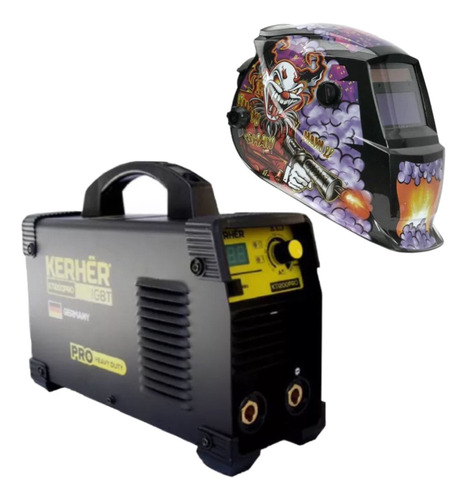 Soldadora Inversor Kti200pro Kerher Tig/mma 200a+careta Elec