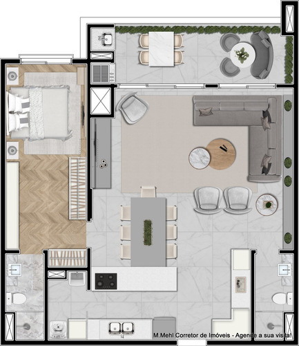 Imagem 25 de 30 de Apartamento Com 2 Dormitórios À Venda Com 188.93m² Por R$ 1.083.000,00 No Bairro Mercês - Curitiba / Pr - M2me-mct303