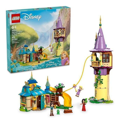 Lego Disney Torre Da Rapunzel E O Patinho Fofo - 43241