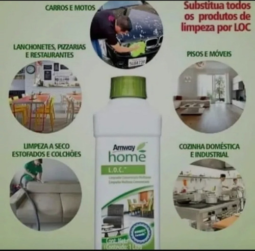 Loc Limpador Multiuso Concentrado Amway Home 1 Litro