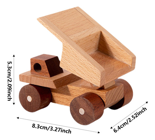 Juguete De Coche De Madera, Juego De Aprendizaje Estilo F