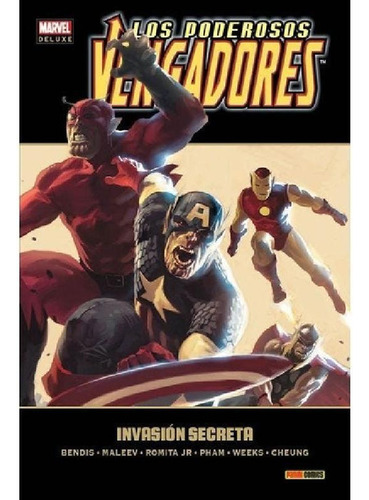 Libro - Comic Marvel Deluxe Poderosos Vengadores 03 Invasio
