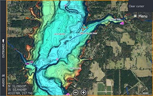 Reveal Lake Us South Central Mapa Para Navegacion Gps