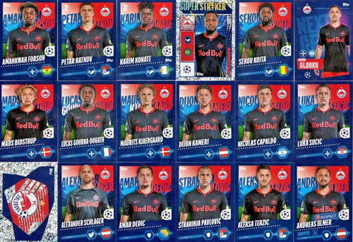 Champions League 2024 Topps - Equipo Fc Salzburg