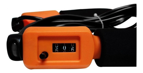 Kit Roda De Exercícios Abdominal + Corda Pular Com Contador