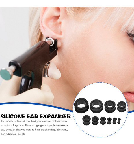 10 Pares De Expansores De Orejas De Silicona, Dilatadores Y