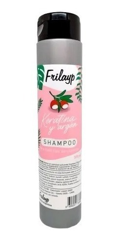 Imagen 3 de 7 de Shampoo Keratina Y Argan Frilayp X370ml