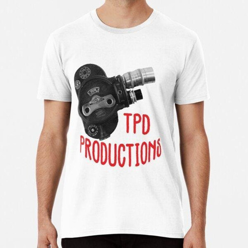 Remera Logotipo De Producciones Tpd Algodon Premium