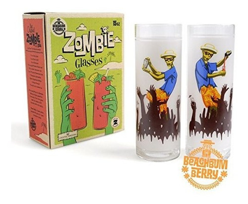 Beachbum Berry Zombie  Gafa 15oz 450ml Conjunto 2