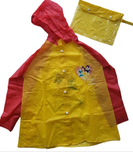 Capa Lluvia Impermeable Niñas 3 A 5 Años