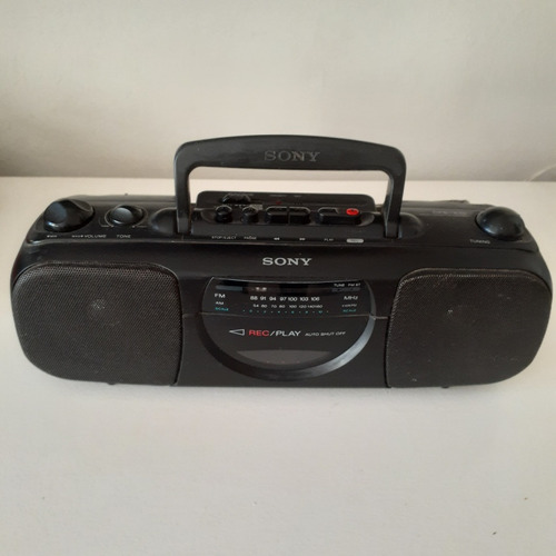 Antiguo Riodigrabador Casettera Sony Funciona