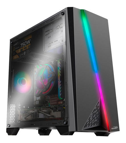 Gabinete Sentey Fs10 Lateral Transparente F10 Sin Fuente 