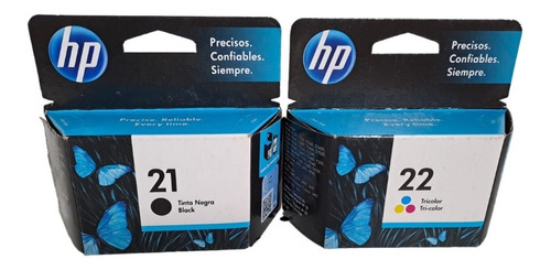 Combo Hp 21 + 22 Original C9351al C9352al Printersup