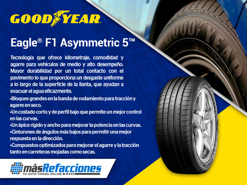 Llanta 255/40r20 101w Goodyear Eagle F1 Asymmetric 5