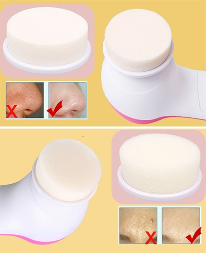 Masajeador Para Cara 5 En 1 Mini Limpieza Facial Profunda