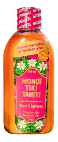 Monoï Tiare Bronceador Oro Spf3 Tiki Tahiti 120ml