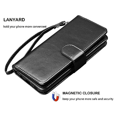 Funda Para Samsung Galaxy Z Flip 5 5g Negro Pu Piel Sintetic