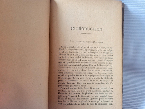 Imagen 5 de 8 de Discours De La Methode Descartes Intro Et Notes Gilson Vrin