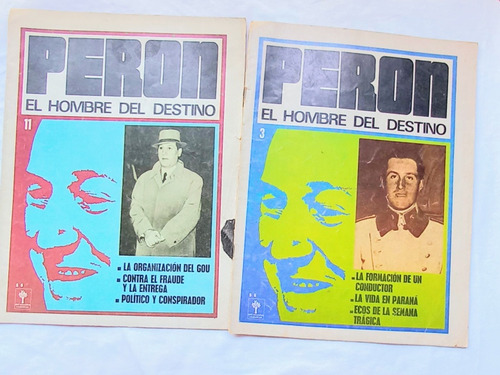 Peron El Hombre Del Destino Fasciculo Pack X 2 