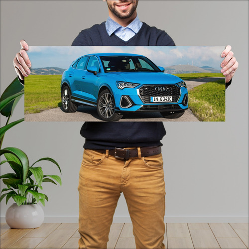 Cuadro 30x80cm Auto 2019 Audi Q3 Sportback S Lin 506