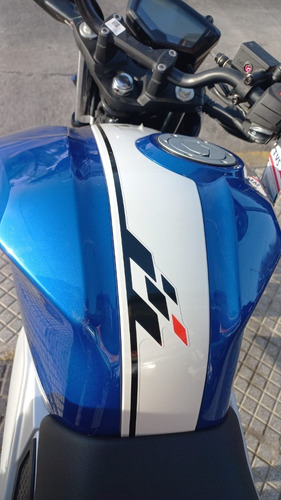 Imagen 6 de 24 de Tvs Rtr 160 New Model Azul Tipo Ns Fz Gixxer Motovega