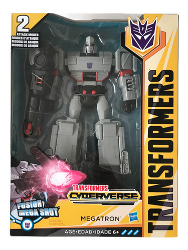 Megatron Transformers Cyberverse 25cms Fusion Mega Shot Hasb