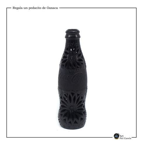 Botella De Coca Cola Calada Barro Negro