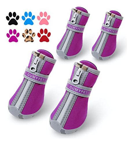 Qumy - Zapatos Para Perros Pequeños, Cachorros, Botas Para E