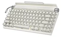 Comprar Teclado De Máquina De Escrever Retrô Sem Fio, 83 Teclas