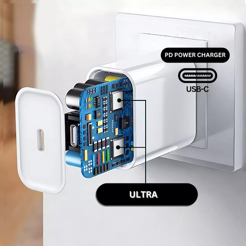 Carregador Fonte + Cabo 25w Turbo Tipo-c Para Tipo-c Premium