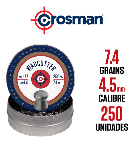 Kit 5 Latas Diábolos Crosman 6177 Cal 4.5mm