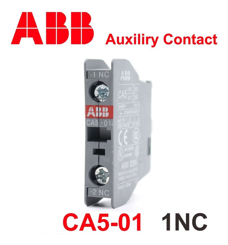 Abb Ca5-01  Contacto Auxiliar  Montaje Frontal 1nc