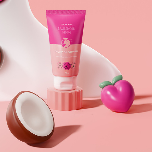 Creme Depilatór 150ml Doçura Na Pessegura