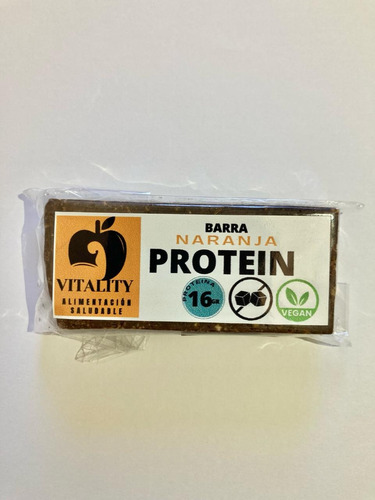 Barra 16gr Proteína ,100% Vegana ,sin Azúcar Añadido 12 Uni