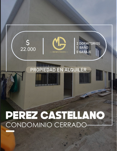 Alquiler/apartamento/ 2 Dormitorios / Condominio / Perez Castellano