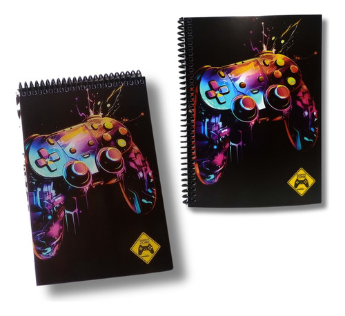 Libreta Lisa + Cuaderno Rayado A5 / Anotador / Cuadernillo Gammer