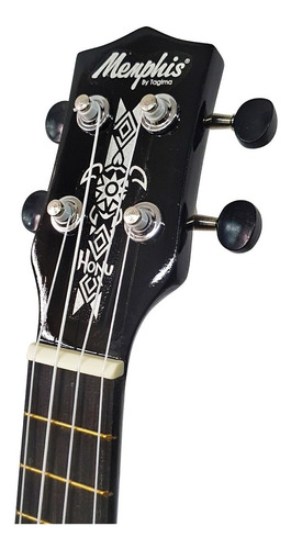 Imagem 10 de 10 de Ukulele Soprano Acústico Tagima Memphis Honu Com Capa Oferta