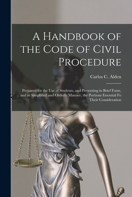 Libro A Handbook Of The Code Of Civil Procedure: Prepared...