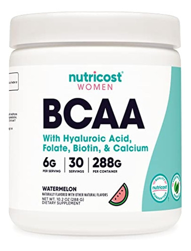 Nutricost Bcaa Para Mujeres (sandía, 30 Porciones) - Formula