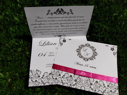 Imagem 10 de 10 de 60 Convites Casamento, Debutante+fitacetim +120 Individuais
