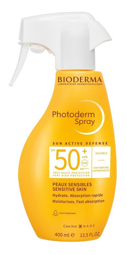 Protector Solar Bioderma Photoderm Max Spray  Fps50 X 400 ml