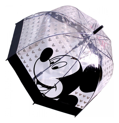 Guarda Chuva Infantil Transparente Mickey - Disney