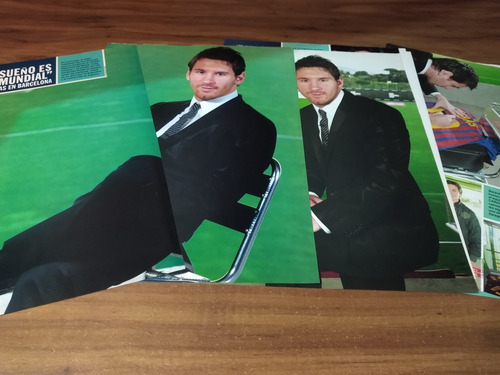 (a224) Lionel Messi * Clippings Revista 8 Pgs * 2011 (Usado)