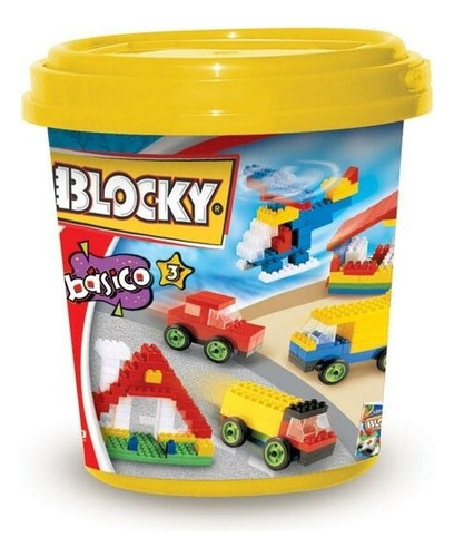 Blocky Balde Basico 3 - 200 Piezas Rasti 01-0611 Ed