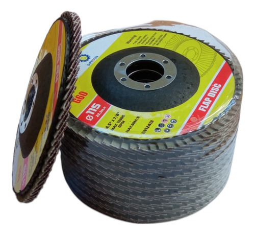 Discos Flap Planos 40-60-80-120 X 40 Unidades Grano 60