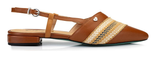 Balerina Camel Tejido Flat Pikiki