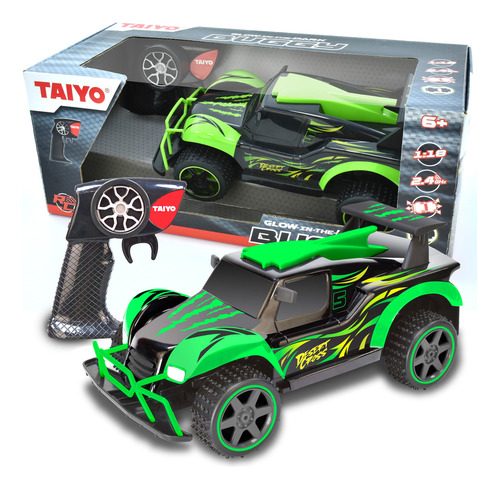 Rc Desert Cross - Glow In The Dark Car, Escala De 1:18, V